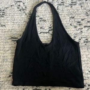Brandy Melville Black Halter Top